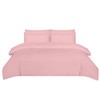 Ev Dekor® DVS729 Duvet Cover Sets Light Peach Pink- Soft