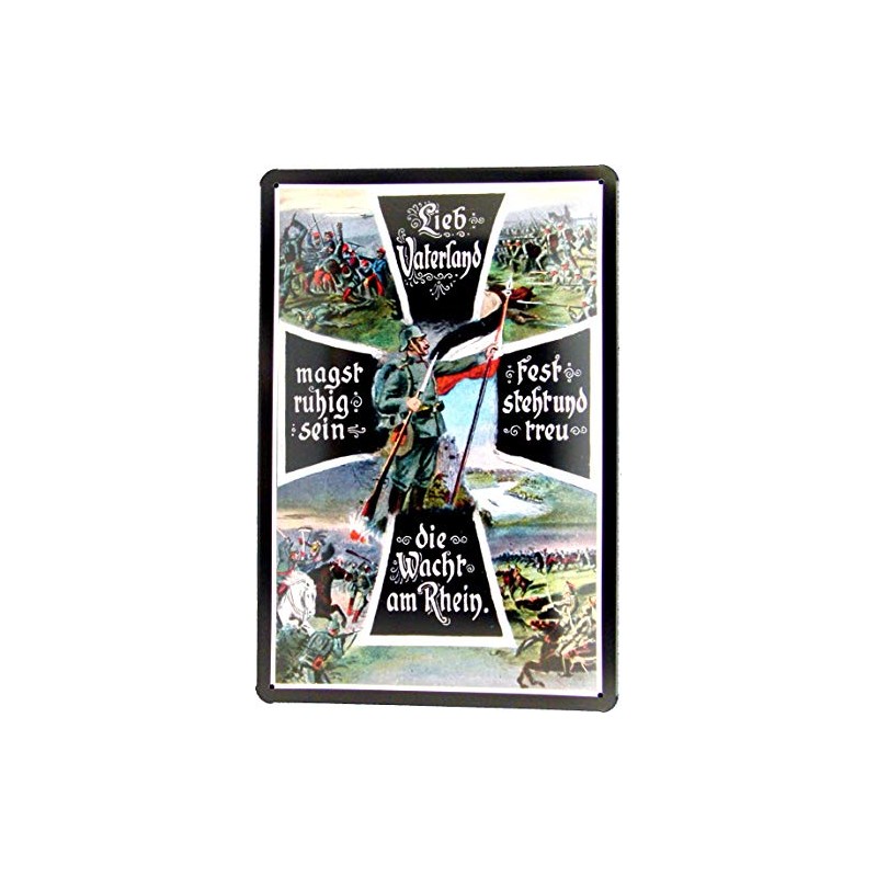 Tin Sign Tin Sign 20 x 30 cm Die Wacht