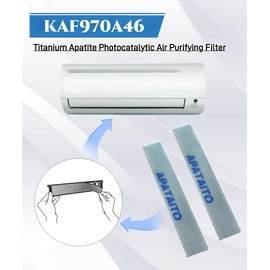 2 Pcs KAF970A46 Titanium Apatite Filter Replacement Fits For Daikin Mini Split Units