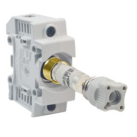 grenda-hammer® Neozed Fuse Socket 1-Pin with Screw Cap, Melting Insert and Passing Ring (D02-25A (Yellow))