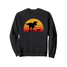T-Rex Walking Horse Trex Tyrannosaurus Rex Dinosaur Dino Sweatshirt