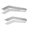 2pcs Stainless Steel Gardening Plants Transplant Tong Plant Remove Transplant
