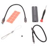 M.2 NVME SSD Enclosure USB 3.1 10Gbps Supports 2TB Plug