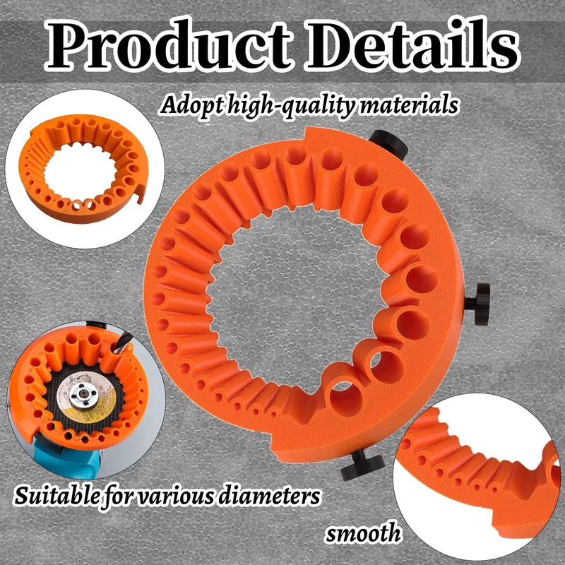 Drill Bit Sharpener, Angle Grinder Drill Bit Sharpener for 2-13mm