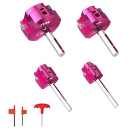 Triple Blade 4 Pcs PVC Pipe Reamer Kit, PVC Fitting Saver, Pipe Reamer, PVC Reamer Contains PPR75, PPR100, PPR150, PPR200 for SCH40 PVC ABS CPVC Pipe