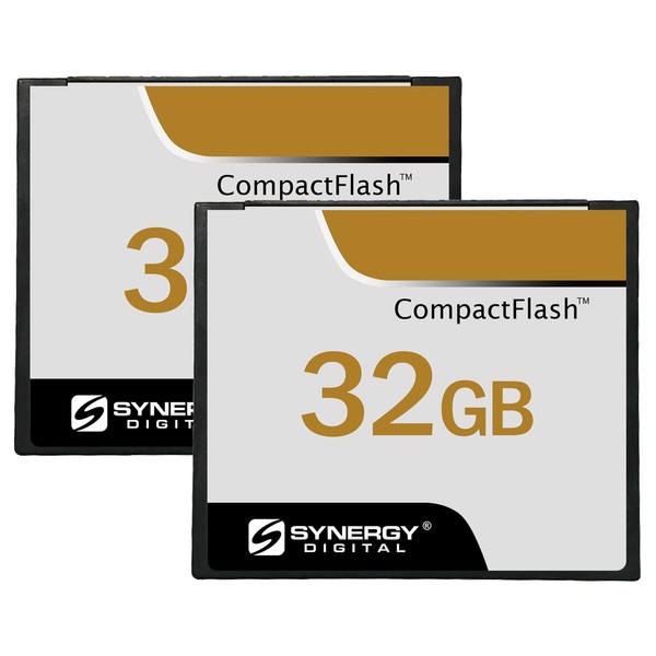 Synergy Digital 32GB Compact Flash Memory Cards, Compatible with Canon