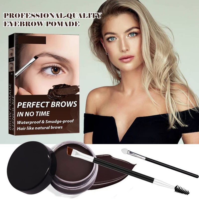 Eyebrow Stamp Stencil Set, Eyebrow Cream, Eyebrow Stamp Set, 20