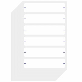 Hybsk 180 PCS File Folder Labels Office File Name Stickers School Organization Library Document Management (Type 1)