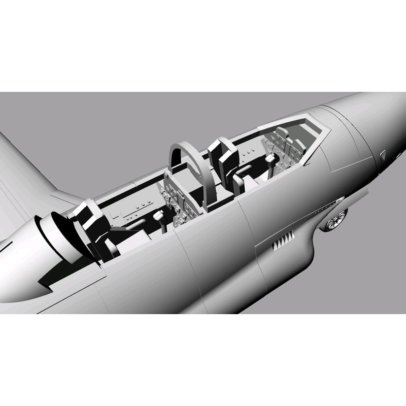 PLATZ 1/72 T-33 Shooting Star Air Self-Defense Force Plastic Model