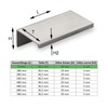 SOTECH Set of 5 Aluminium Furniture Handles Searl 70 mm
