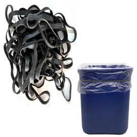Heavy Duty Rubber Bands Large Rubber Bands Elastic Bands for Home Garden & Office Supplies (30Pcs, Black, 200 X 10 mm)