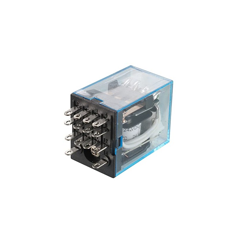 uxcell DPDT IEC255 Electromagnetic Power Relay Delay, DC 24V Coil,