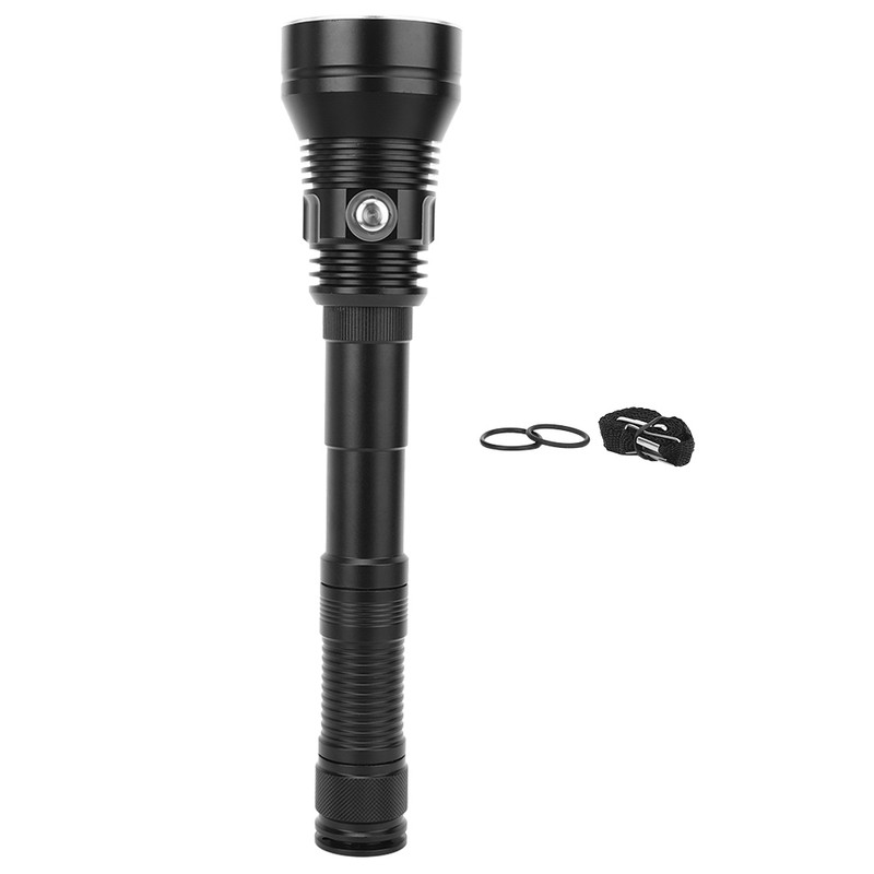 XHP70 6800LM Super Bright LED Flashlight IPX8 Underwater 80M Waterproof