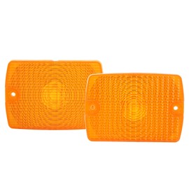 Front Turn Signal Light Lens 56001378 Strong Light Transmission Replacement for Jeep Wrangler YJ 1987‑1995 Yellow