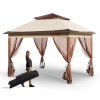 Unbranded Patio Gazebo 11x11FT Pop Up For 8-10 Person Mosquito