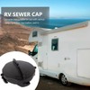 RV Dump Caps,Waste Valve Sewer System Hose End Caps -