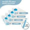 8 Pack Vacuum Storage Bags, Space Saver Bags (2 Jumbo/2