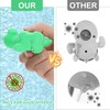 TranRantic No Hole Bath Toys for 1 year olds, 6PCS