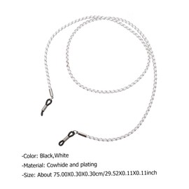 Gadpiparty 2pcs Eyeglass Lanyards Lost Sports Chain for Secure Glasses Hanging Compatible with Frames for Active Lifestyles Includes and Colors