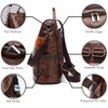 Ladies’ Soft PU Leather Backpack Handbag, Shoulder Bag, All in