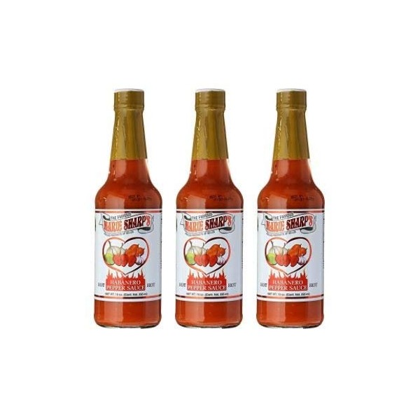 Marie Sharp's Hot Habanero Pepper Sauce 10 oz (pack of 3)