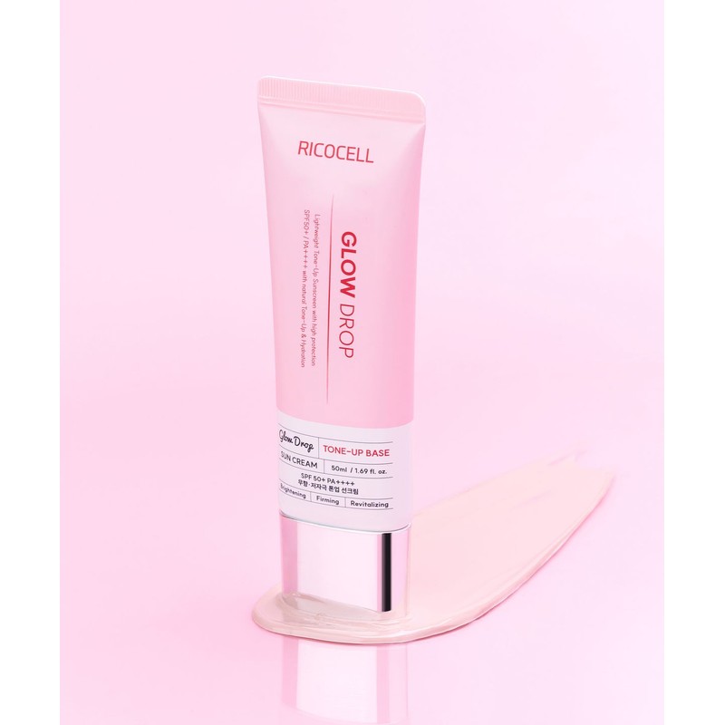 Ricocell Recosel Recosel Glow Drop Tone-Up Base Sunscreen 50ML 1