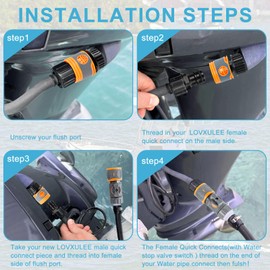 Yamaha Quick Connect Flush Kit - Compatible With All 4-Stroke Yamaha Outboards (8-425hp)