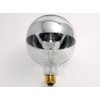 Bulbrite 100G40HM Half Chrome 100W Globe Shape Bulb