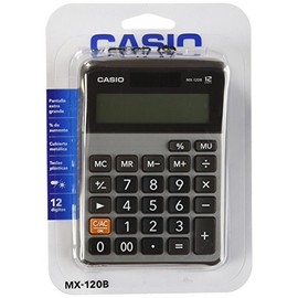 Casio MX-120B-S-MC Calculadora Escritorio, 12 Dígitos, Teclas Plásticas