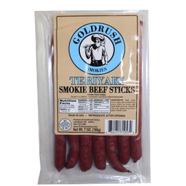 Gold Rush Beef Sticks 7oz. Package (Teriyaki)