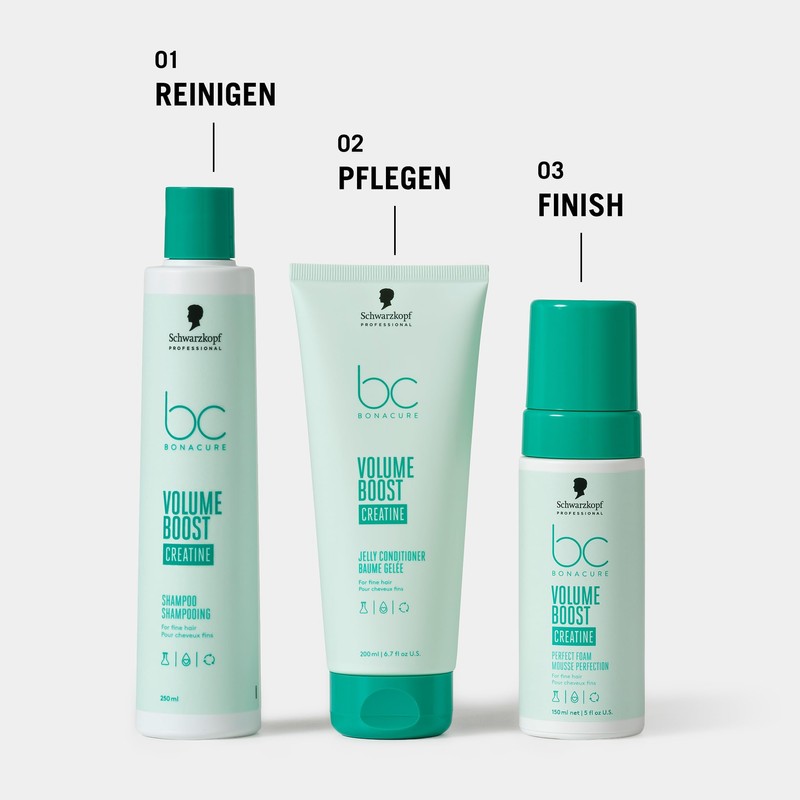 Schwarzkopf Bonacure Volume Boost Champú Creatine 250 ml