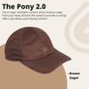 Gymwrap Pony 2.0 Sweat-Wicking Ponytail Hat for Women - Adjustable