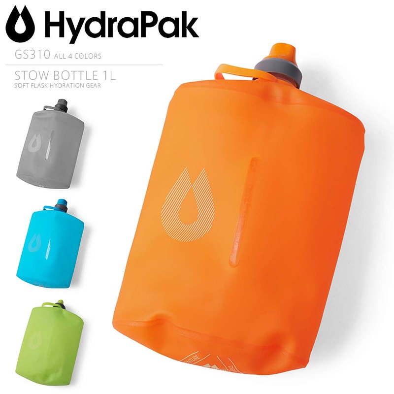 Hydrapak Stow – faltbar BPA & PVC-frei Wasser Flasche M