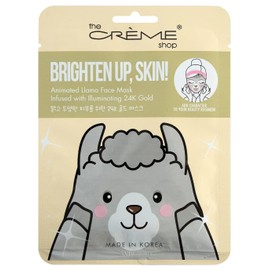 Brighten Up, Skin! Animated Llama Face Mask