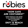 Rubies Zombies Half Face Mask (S5299, Horror Costume Mask for