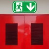 Emergency Exit Sign Arrow Down 30 x 15 cm Escape