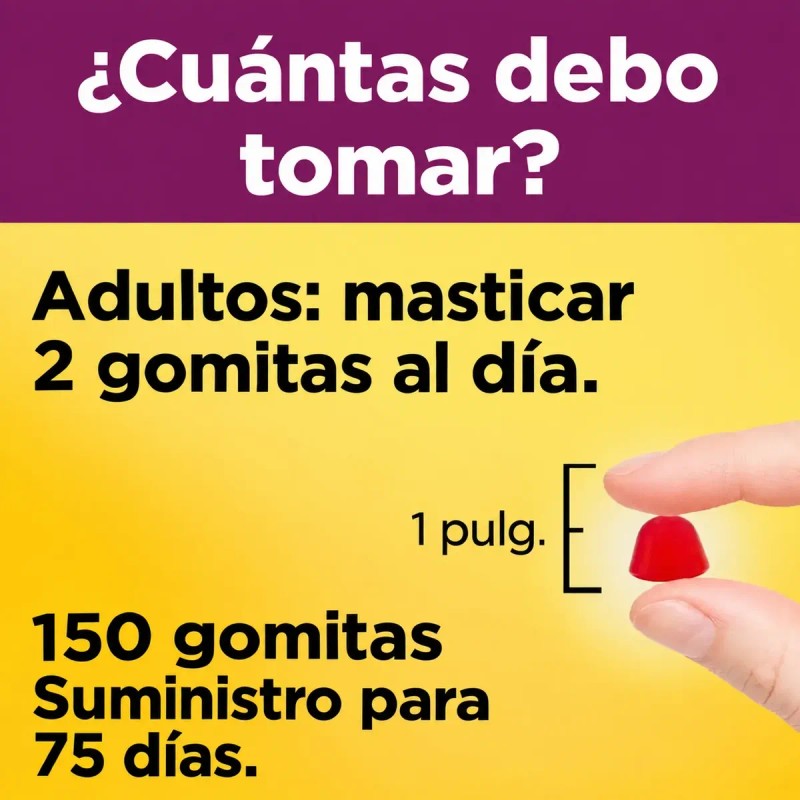Multivitaminico Para Mujer Con 150 Gomitas Hecho Usa
