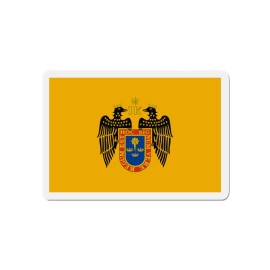 Flag of Lima Peru - Die-Cut Magnet - 5" x 5", Die-Cut, 1 pc