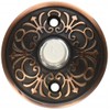 Emtek 2406 2-3/4" Diameter Lancaster Style Brass Lighted Doorbell Rosette,