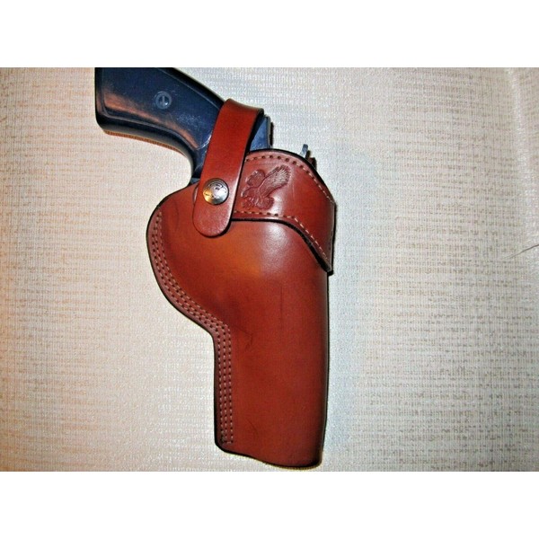 Ruger GP 100 & S&W 686 & 586 357 MAG. 4" Barrel, Brown Owb Right Hand Holster