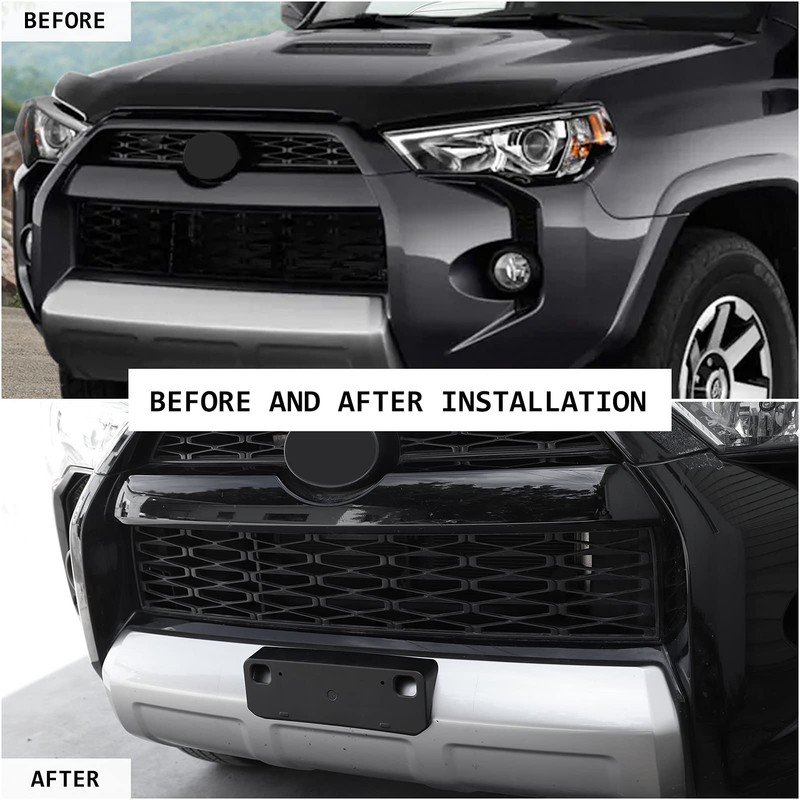 Voodonala for 4runner Front License Plate Mount Bracket Frame for