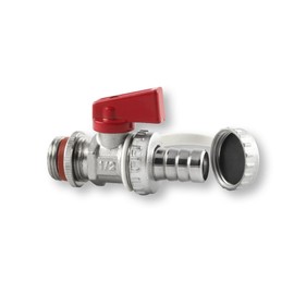 derClou24 6850013013 KFE Tap 1/2 Inch Self-Sealing Boiler Filling and Drain Tap for Oil Heating Gas Heating Thermal and Heating