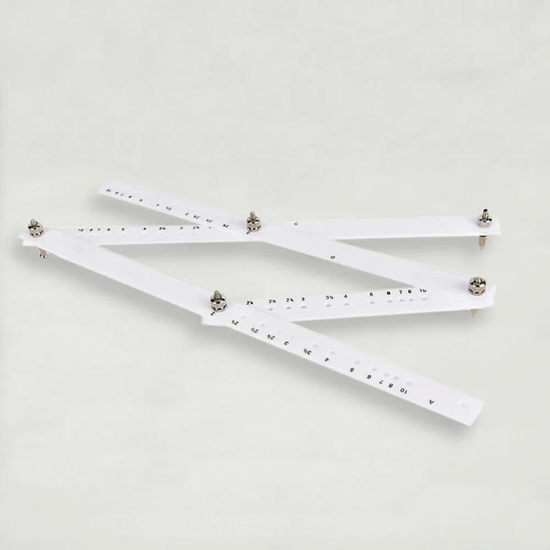 Veumoie Scale Excellent Folding Ruler Artist Pantograph Copy Rluers Draw