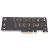 Pcie M.2 Adapter B&amp;M Key NVMe SSD Expansion Card for