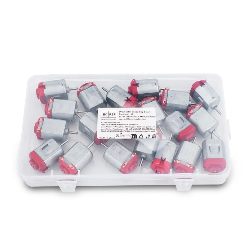 Innfeeltech 20 Pcs Micro DC Motor Small DC Motor Mricor