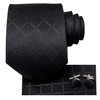 Hi-Tie Men's Solid Colour Tie Handkerchief Wedding Party Classic Tie