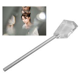 Annadue Handheld Crystal Prism Lens Filter, 70mm Special Effect Filter with Rainbow Light, Photography Foreground Bokeh Props, Camera Accessories