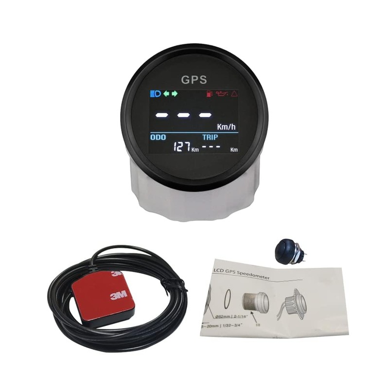 ELING - Podómetro Digital Universal con GPS, medidor de Viento,