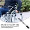 Ipetboom 8.6 Inch Wheelchair Brake Handle Extensions - Wheelchair Braking