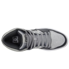 DC Shoes Men's Cure High Skate Shoe, 12 Grey